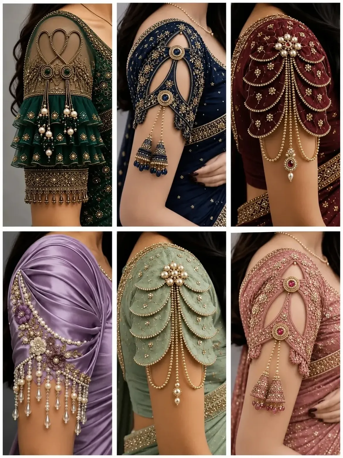 Luxury Bridal Couture Blouse Designs
